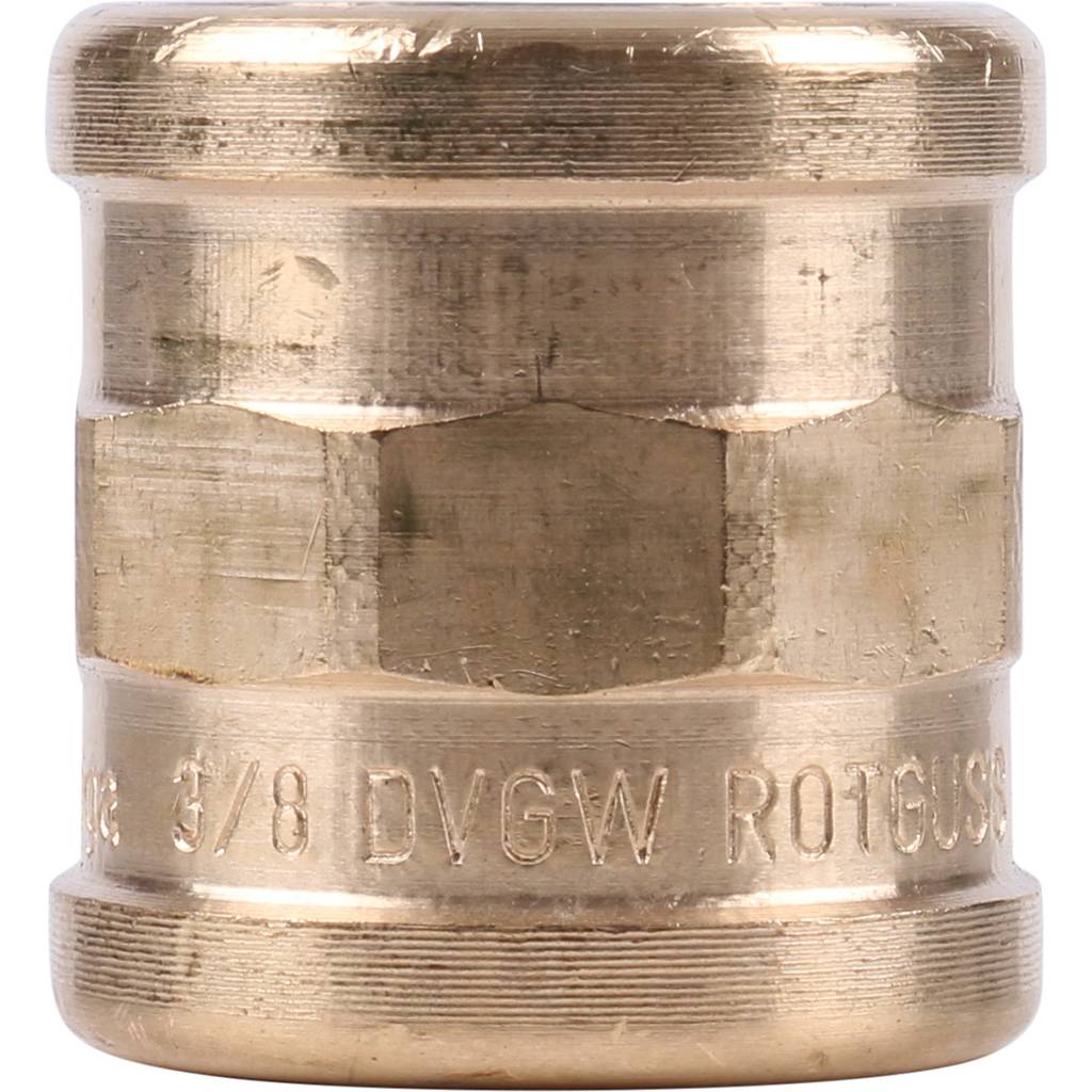 Муфта резьбовая (ВР) 3/8" бронза VIEGA (282349)