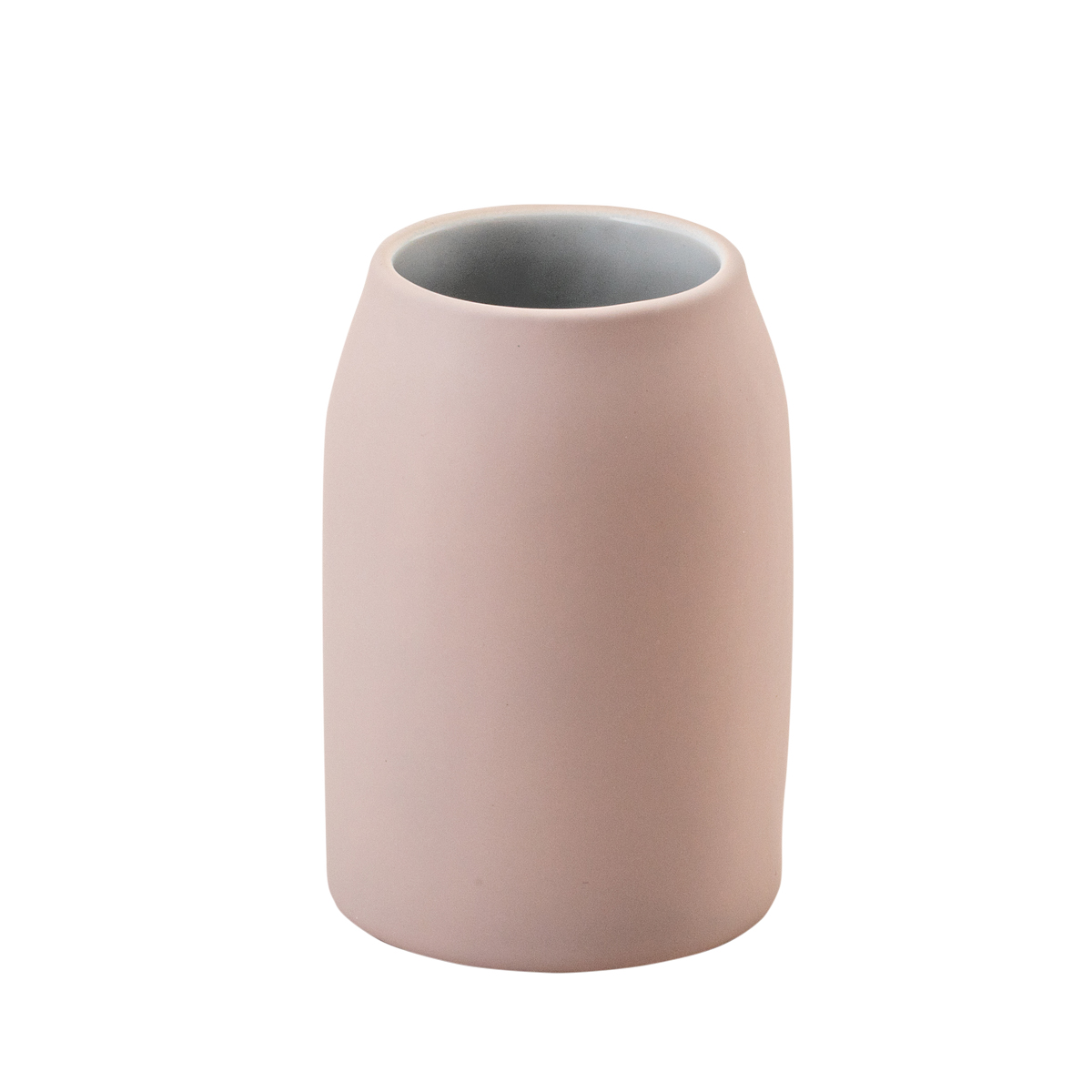 Стакан для ванной комнаты "unna" керамика/резина (жемчужный) (1/12) "аквадекор" atc-1204prl-03