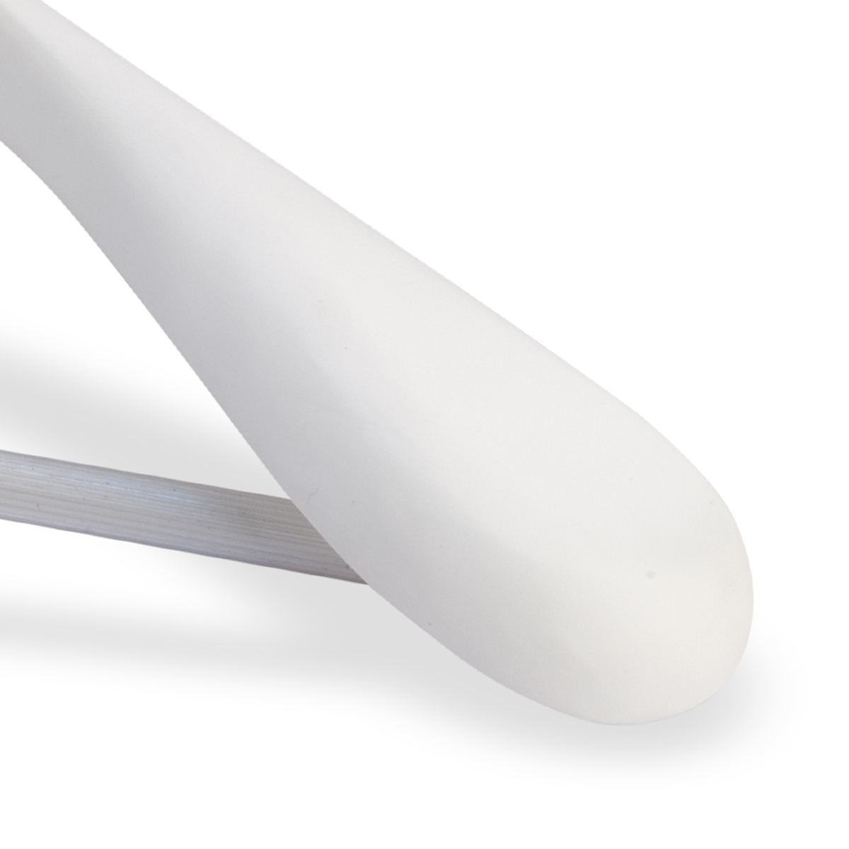 Вешалка для одежды дерев. "japanese white " с расшир. плечиками, белая (1/36) "valiant" jw-19708