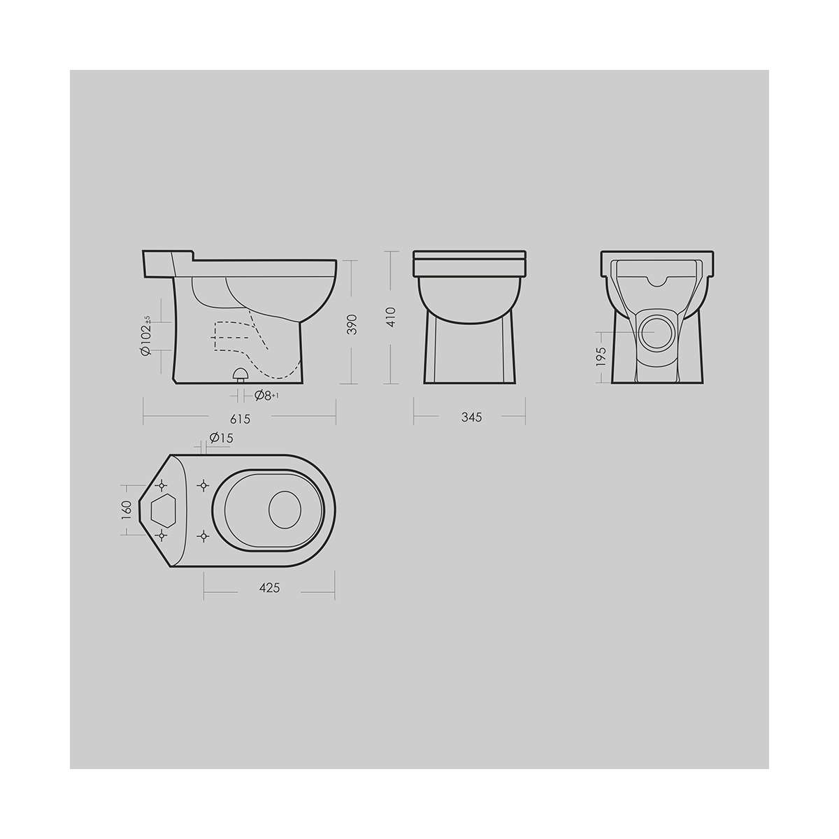 Унитаз напольный "next" белый "sanita luxe"  wc.cc/next/2-dm/wht.g/s1