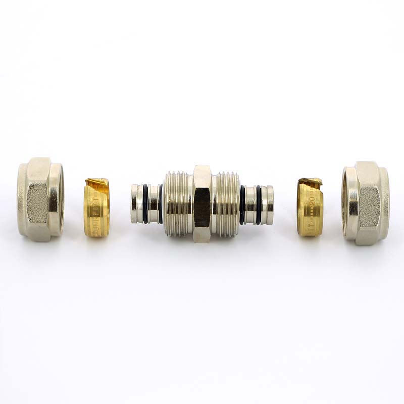 Муфта обжимная 20 х 20 UNI-FITT для металлопластиковых труб