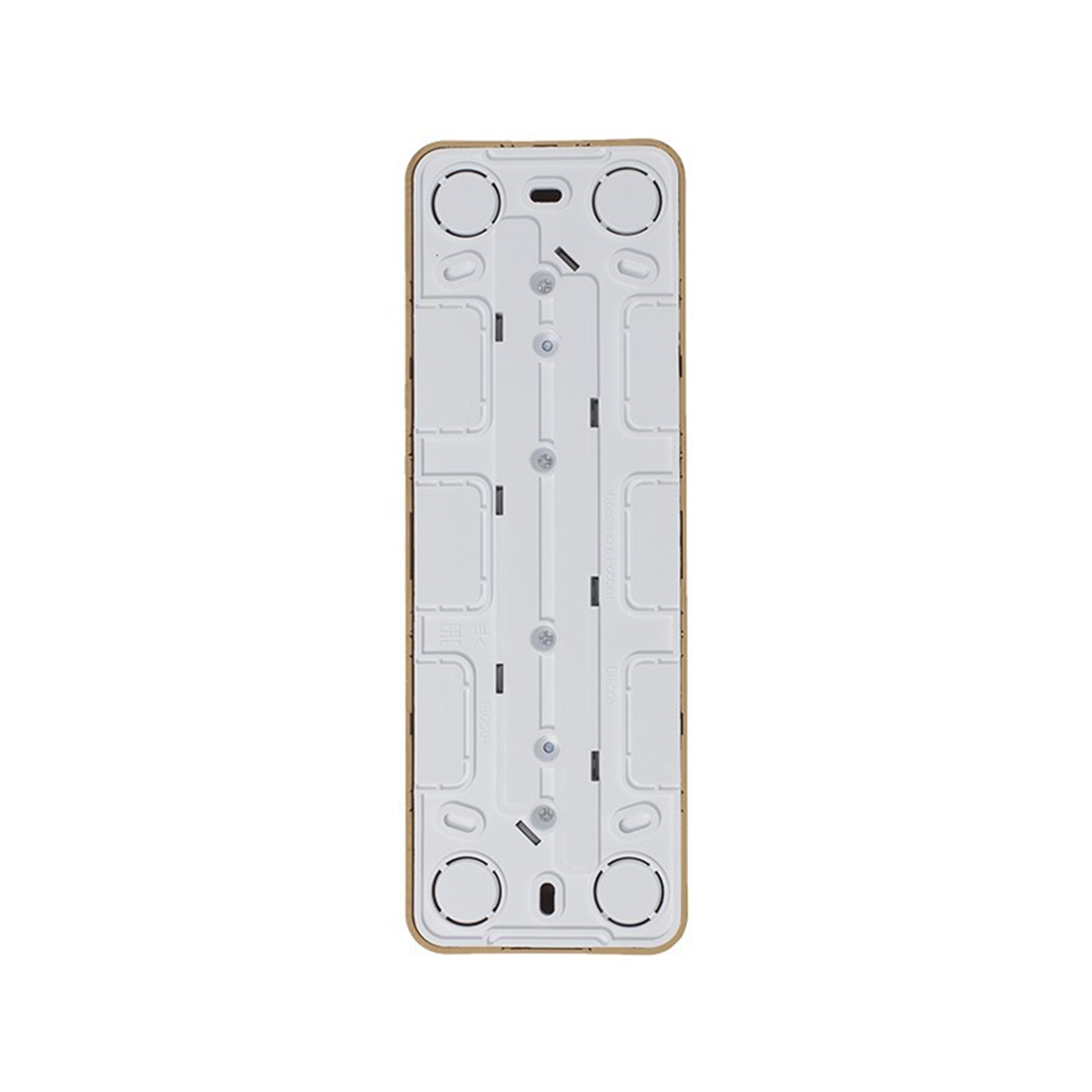 Розетка открыт. уст. "blanca" 4-х местн. с заземл, с шторками 16а, ясень (1/4/8) "schneider"