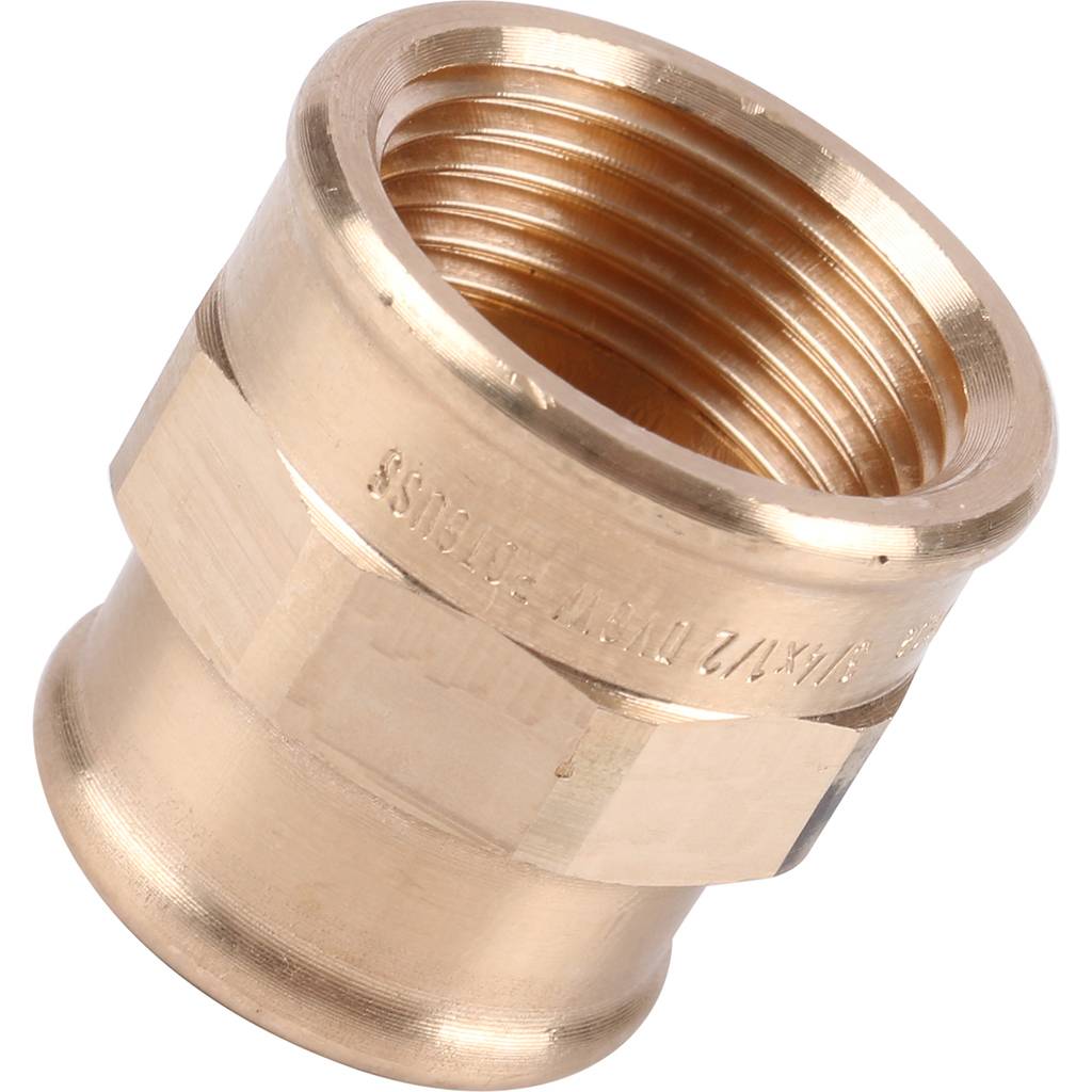 Муфта редукционная 3/4" x 1/2" резьбовая (ВР) бронза VIEGA (268862)