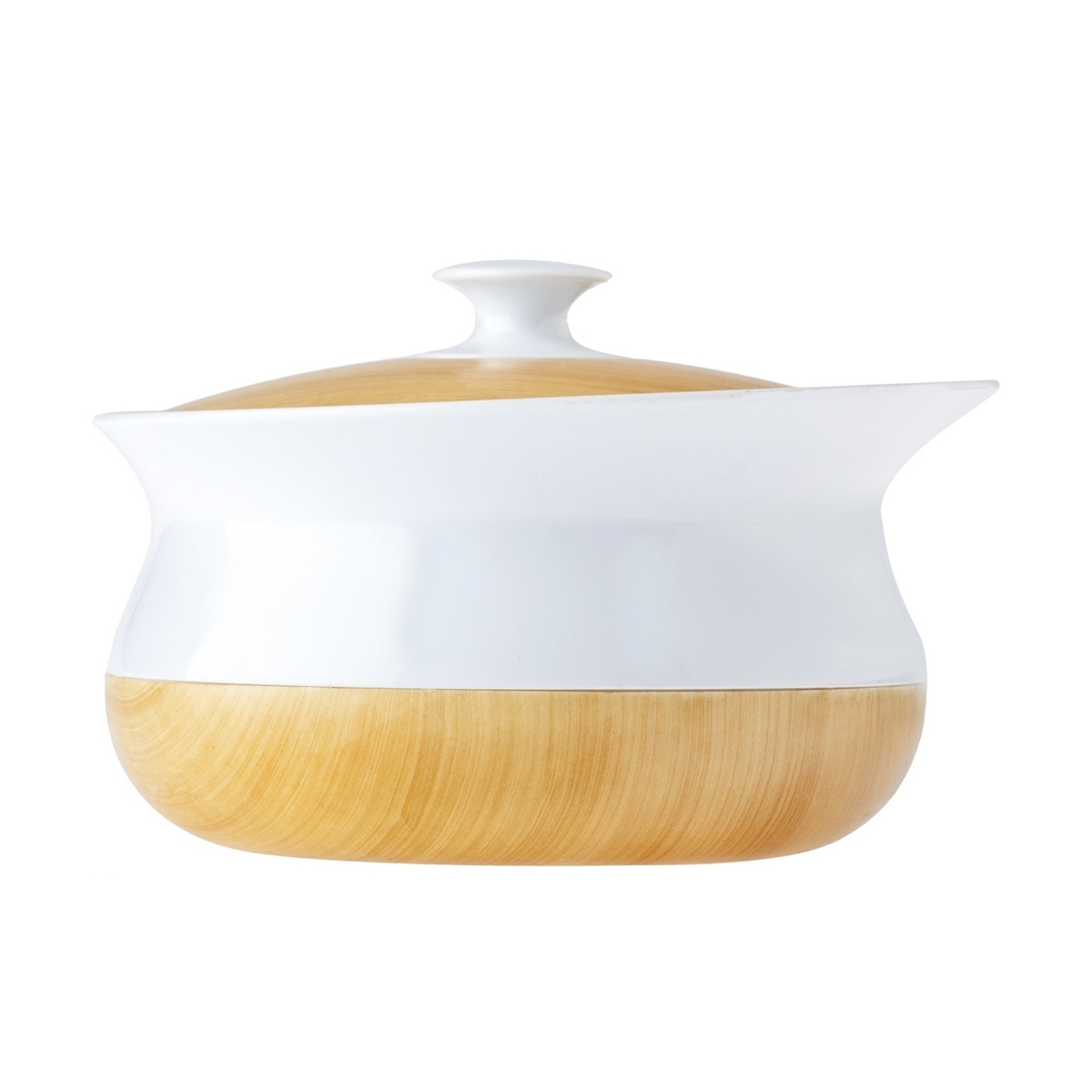 Баночка для ватных дисков "ofuro" белая (1/6) "vigar" 4742