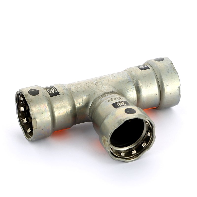 Тройник пресс оцинкованная сталь Megapress VIEGA 3/4"