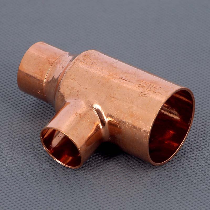 Тройник переходной под пайку 35 х 22 х 22 мм VIEGA медный