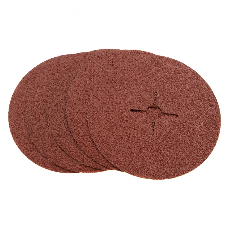 Круги фибровые 5 шт, Р 40, 180 х 22 mm Matrix (73920)