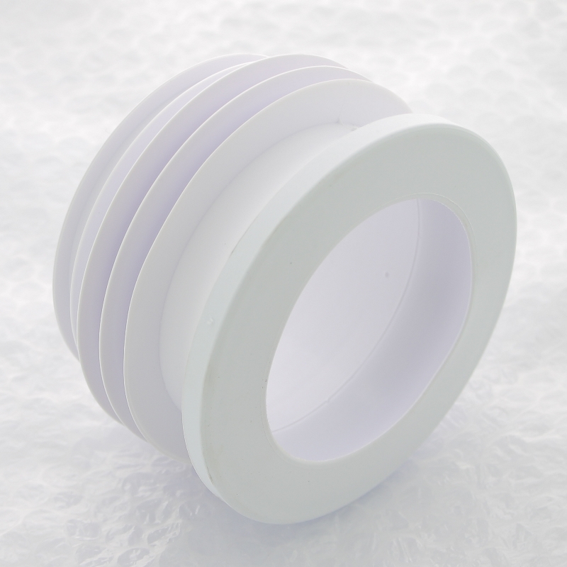 Манжета McALPINE резиновая переходная L=70 мм, вход 85-95 мм, выход в 110 мм трубу, белая¶