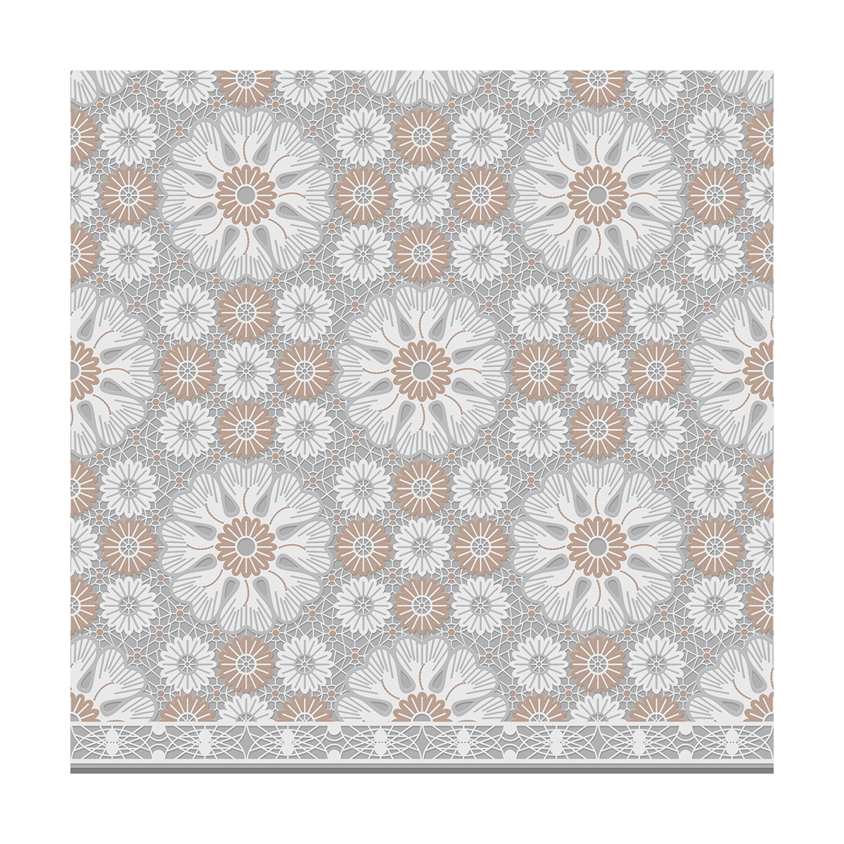 Скатерть пвх "элегия" 135*228 см (1/8) 004-beige\grey