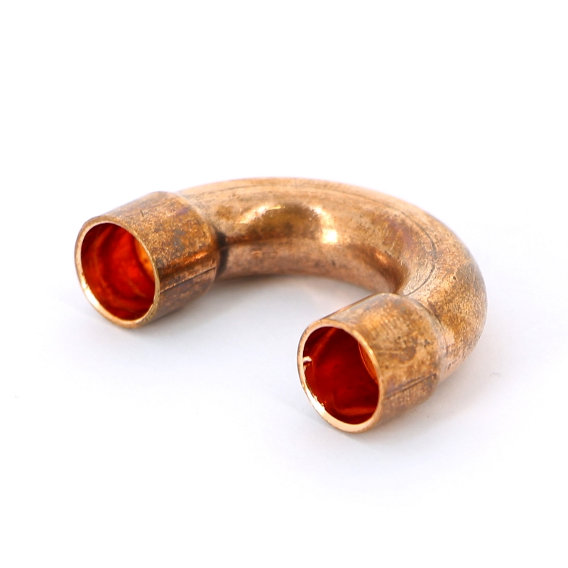 Угол двухраструбный 180° VIEGA пайка 10 мм медный