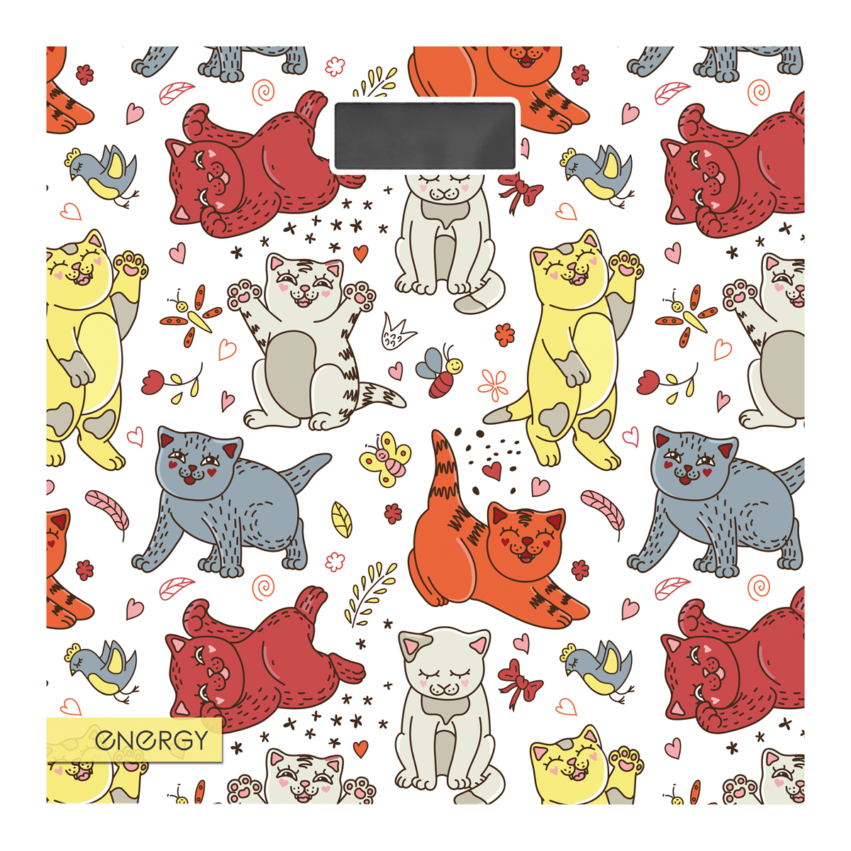 Весы напольные электронные "energy" en-419b (кошки) (1/6)