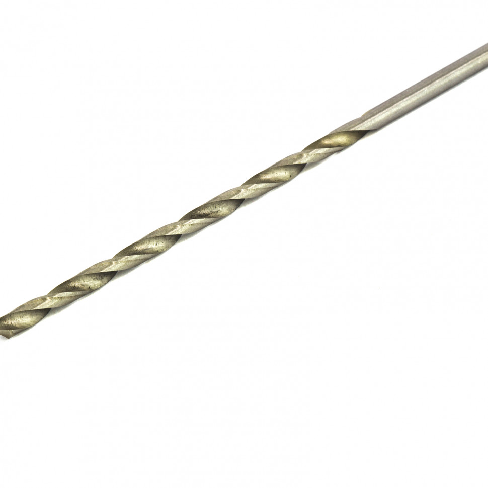 Сверло по металлу, 3 х 100 мм, полированное, удл, HSS, 10 шт, цилиндрический хвостовик Matrix (715030)