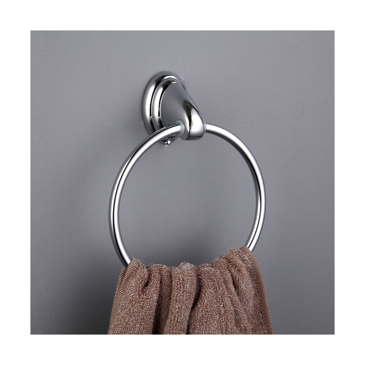 Полотенцедержатель-кольцо f1504, хром (1/20/80) "frap"
