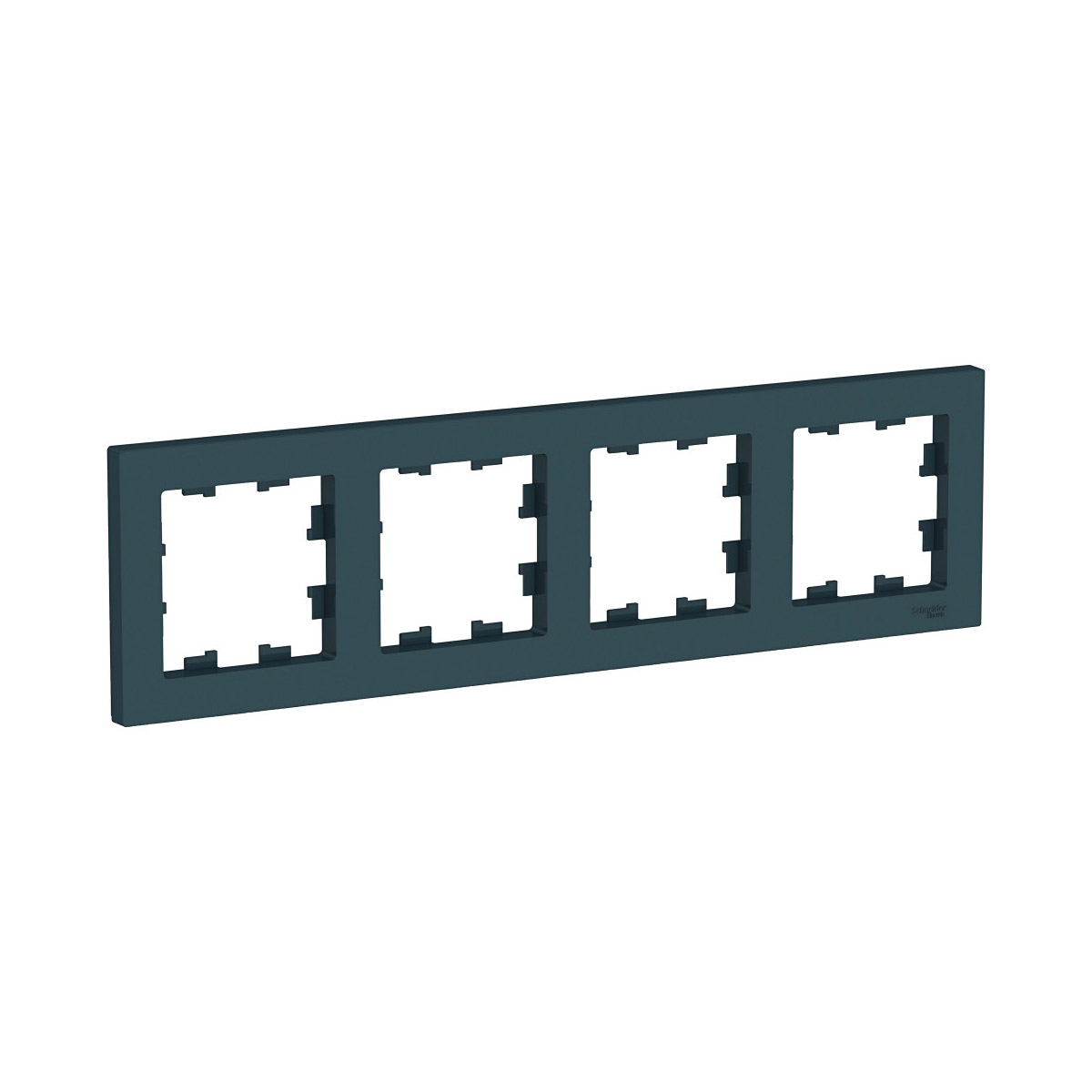 Рамка "atlasdesign" 4-х местн. универс., изумруд (1/5/20) "schneider"