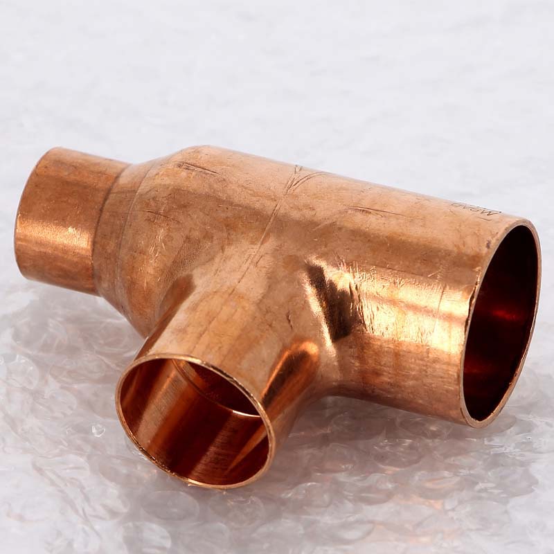 Тройник переходной под пайку 35 х 28 х 22 мм VIEGA медный