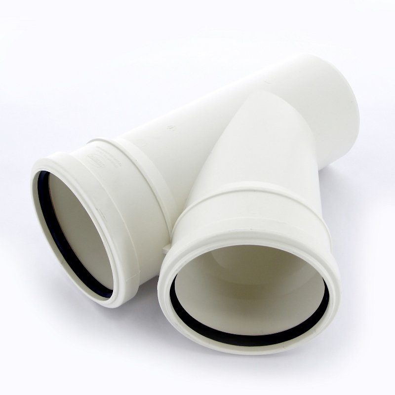 Тройник 45° для вн.канализации d=110 мм шумоизол.SINIKON Комфорт