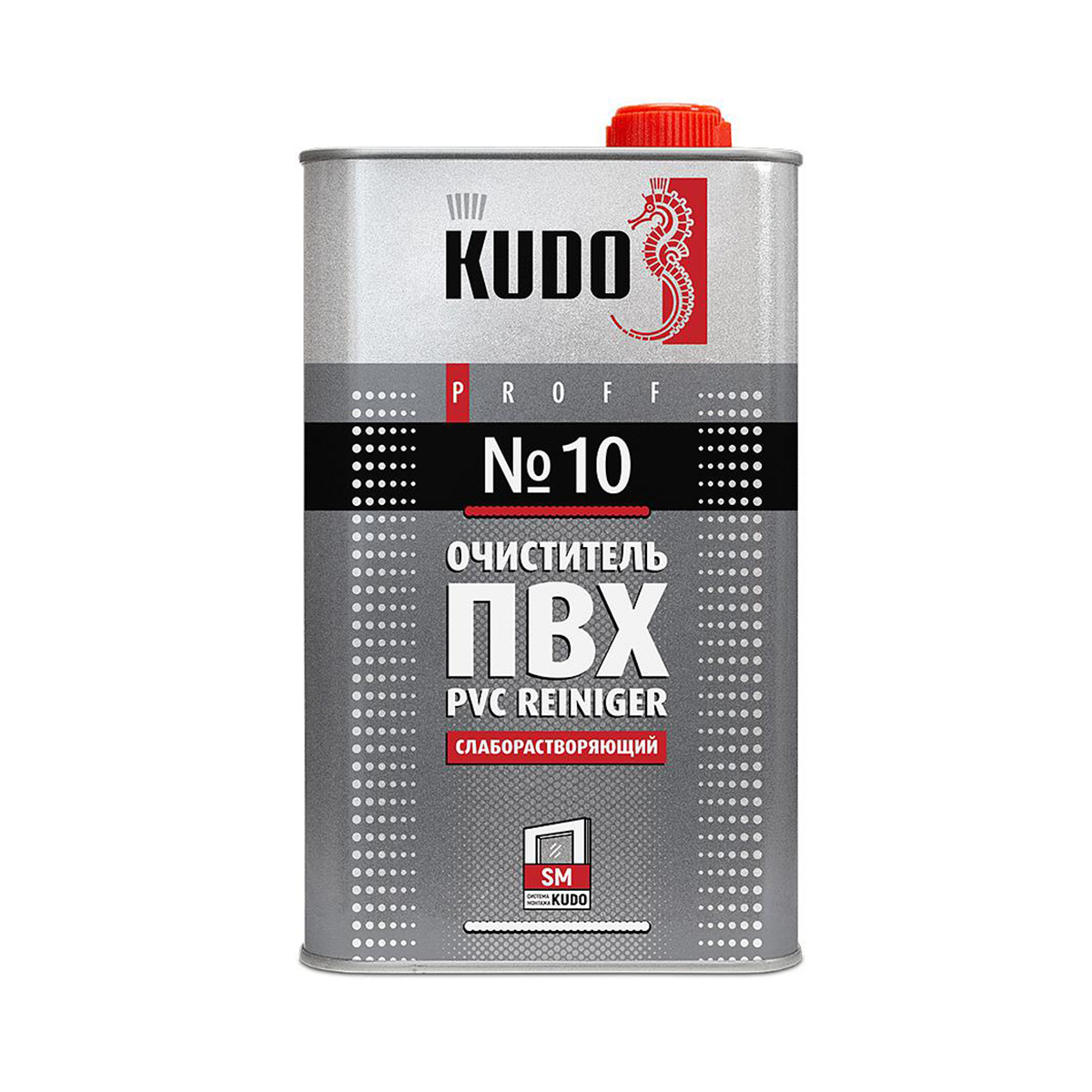 Очиститель для пвх №10 слаборастворяющий 1000 мл (12) "kudo" smc-010