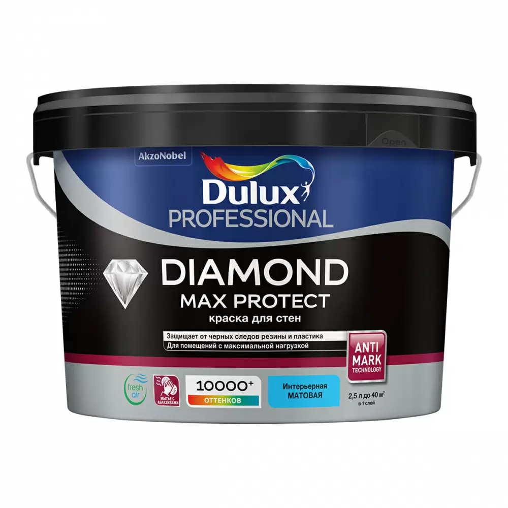 Dulux Professional Diamond Max Protect / Дюлакс Професионал Даймонд Макс Протект краска для стен