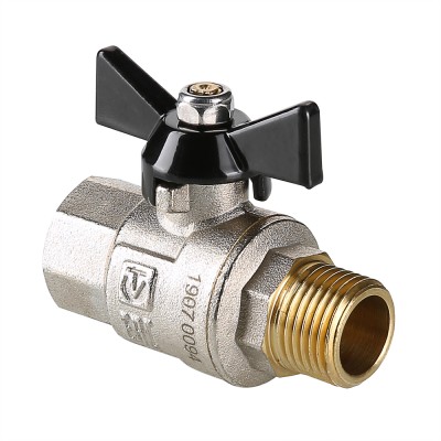 Кран шаровой усиленный VALTEC PERFECT 3/4'' ВН бабочка VALTEC