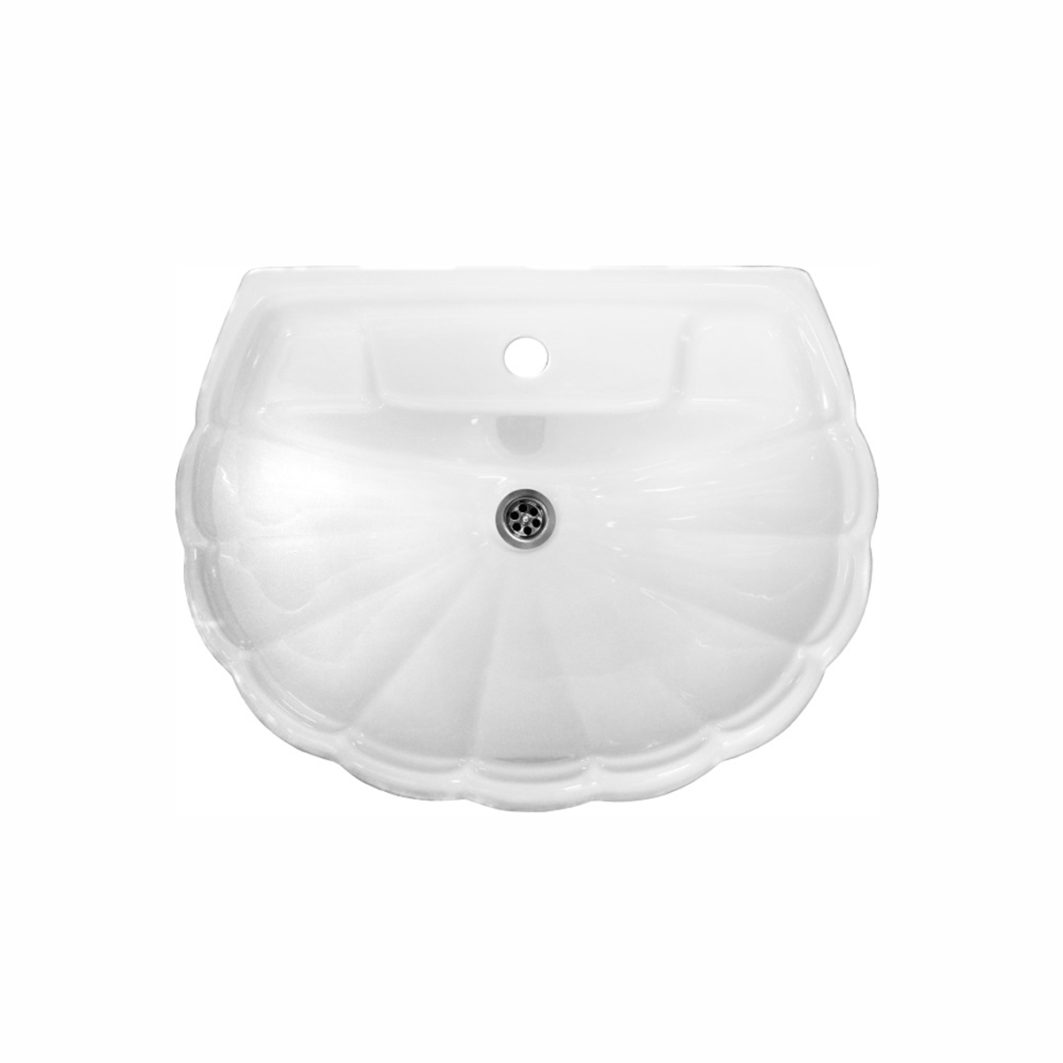 Раковина "ромашка" уп белая "sanita" wb.pd/romashka/60-c/wht.g/s1