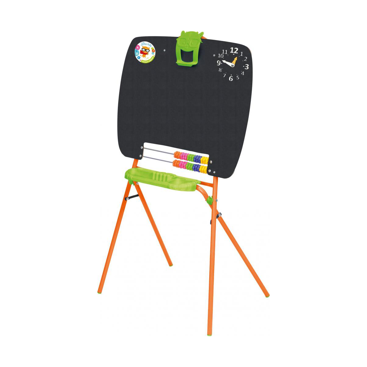 Мольберт детский односторонний Nika М/О2, с пеналом, оранжевый
