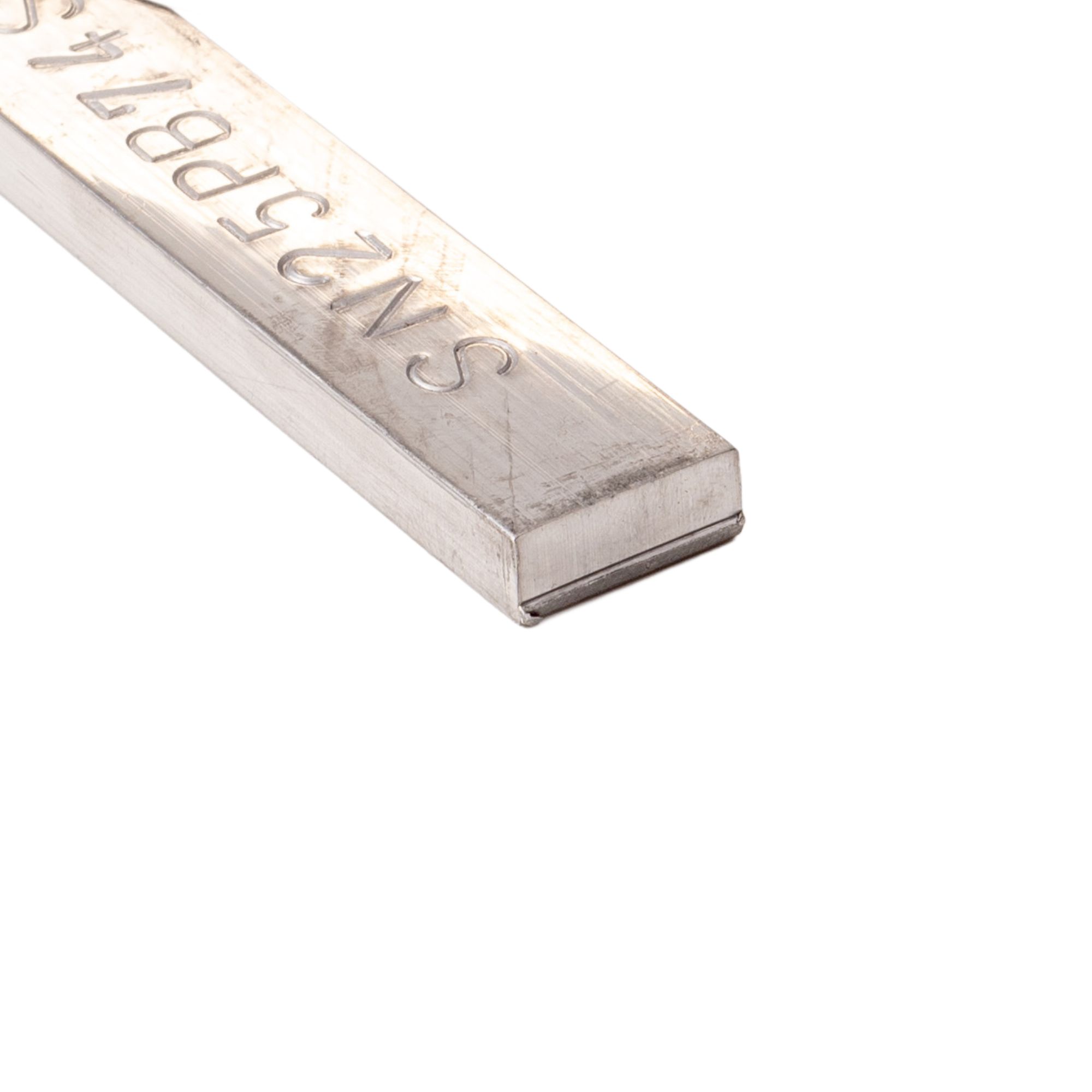 Припой (олово) для лужения кузова автомобиля, Sn25Pb74Sb01, 8х20х320 мм, Solder Chemi - 1 шт.