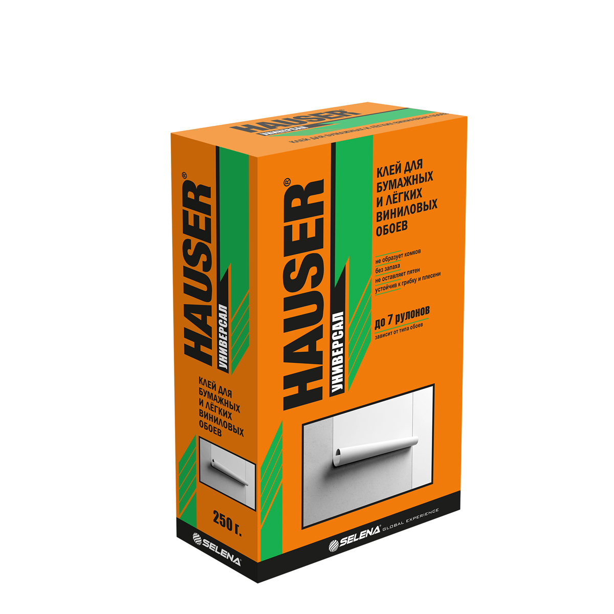 Клей для бумажных обоев 250 г (30) "hauser"