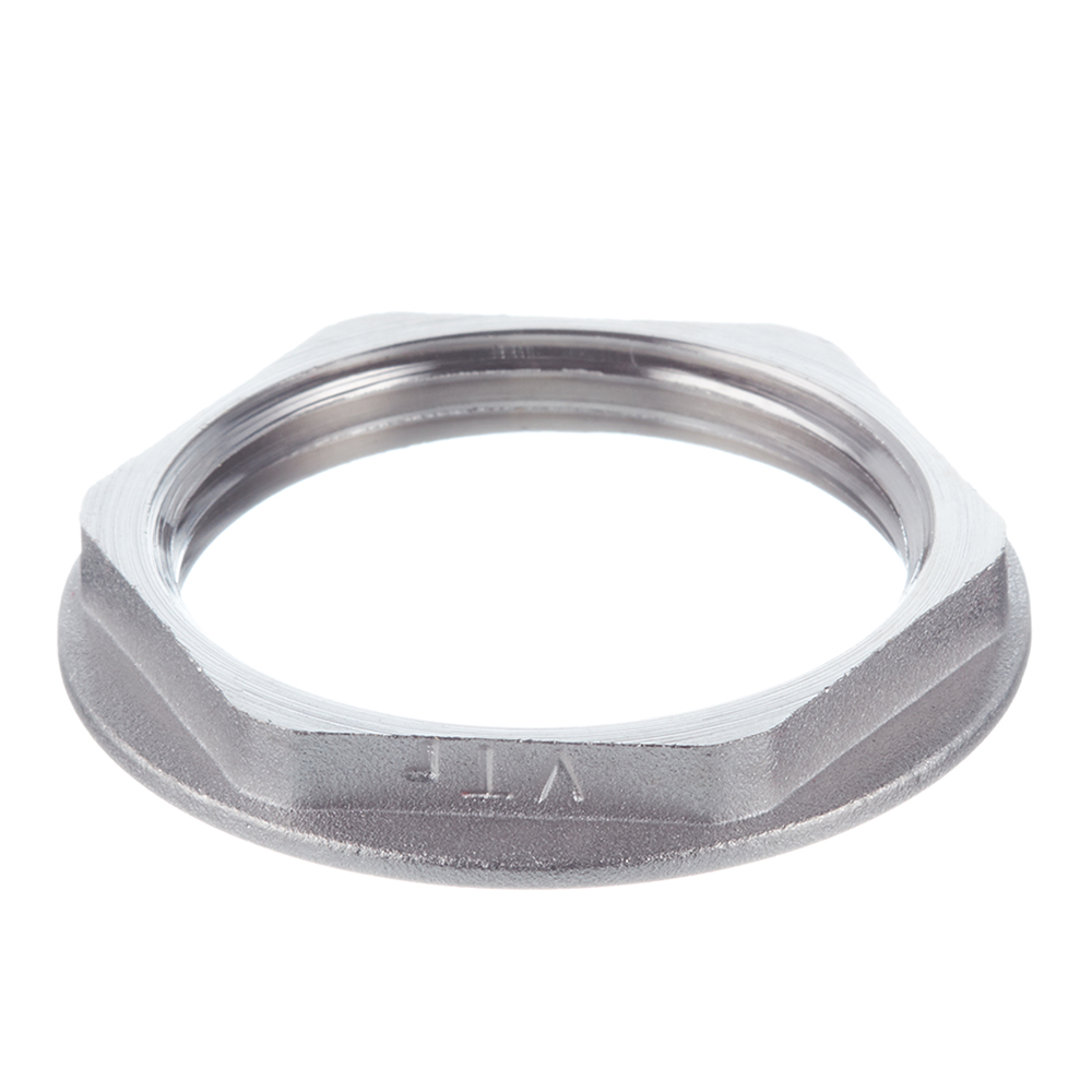 Контргайка с бортиком 3/4" латунь-никель VALTEC (VTr.655.N.0005)