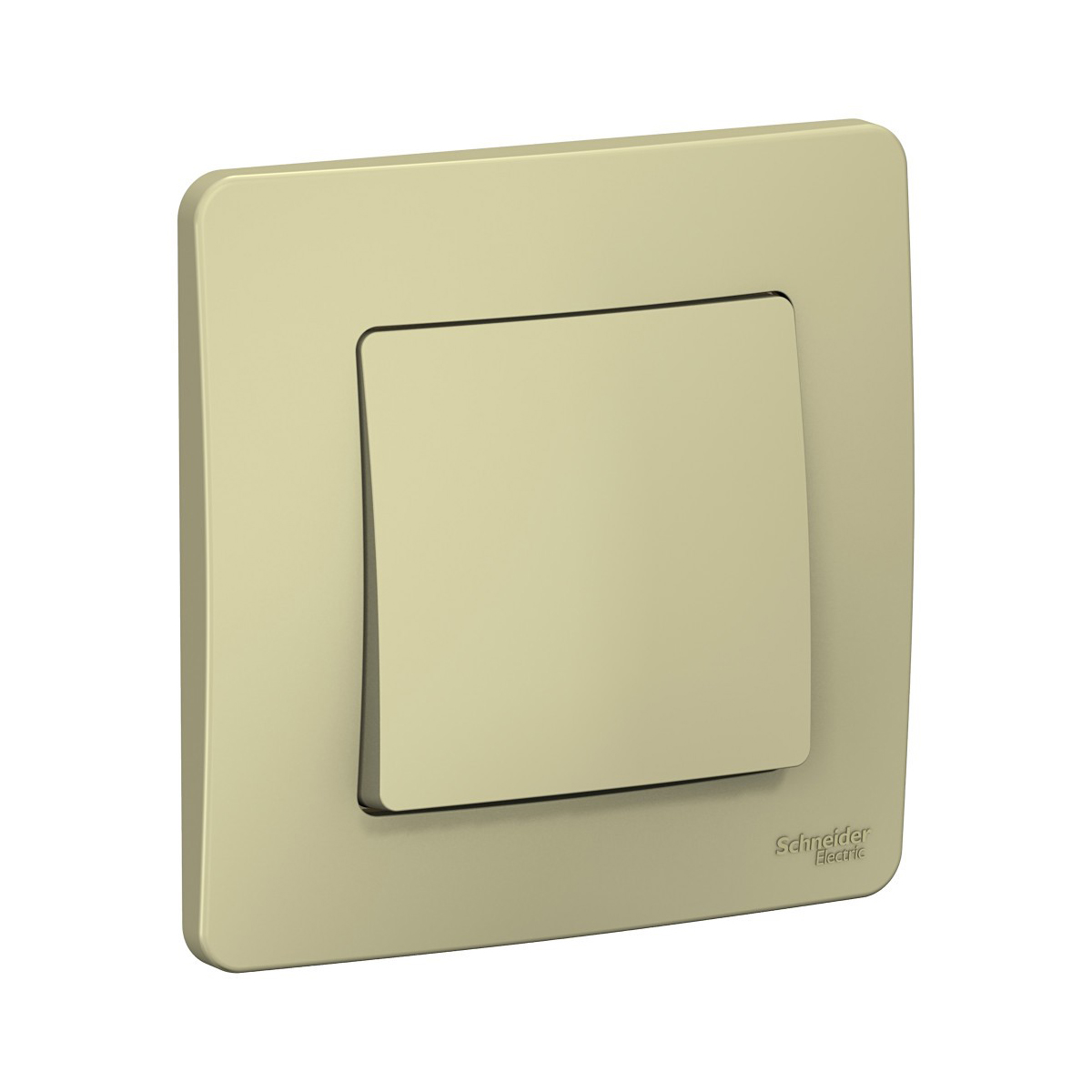 Выключатель "blanca" 1 кл. 10а, бежевый (1/10/20) "schneider"