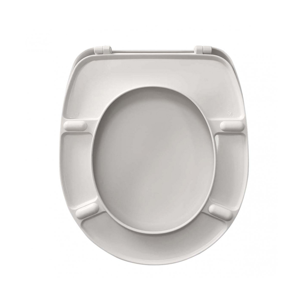 Сиденье для унитаза "lux a" белое, крепление металл. (1/5) "berges"