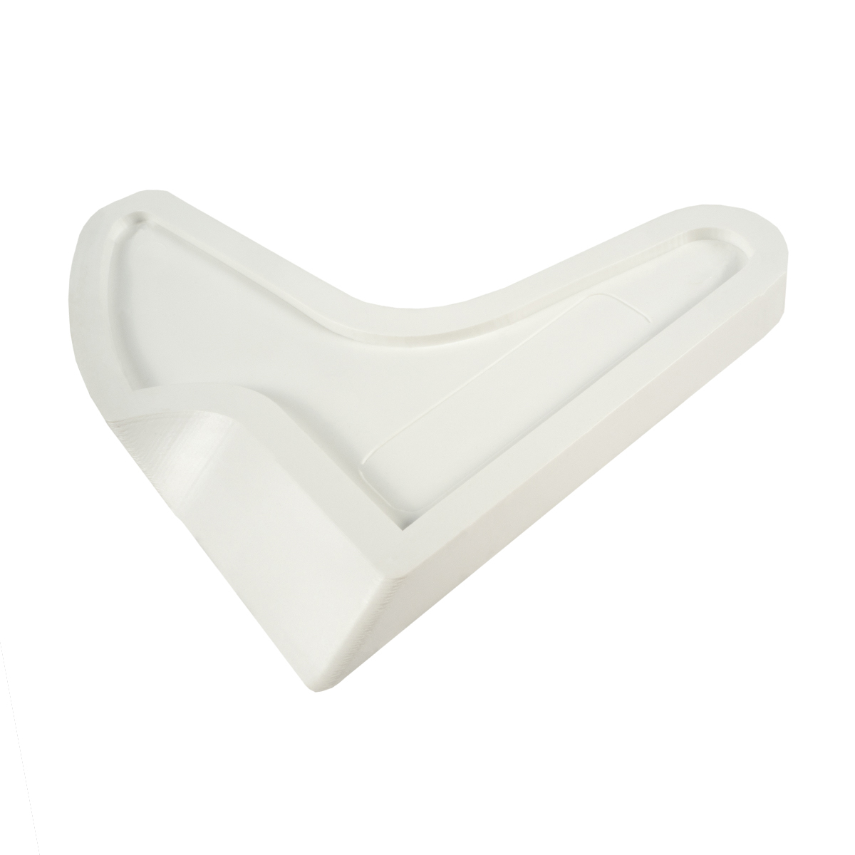 Шпатель резиновый "сердечко" 90 х 90 мм (1/100) "кедр"  139-0011