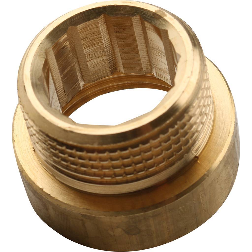 Удлинитель резьбовой 1/2" x 10 мм НР-ВР латунь TIEMME