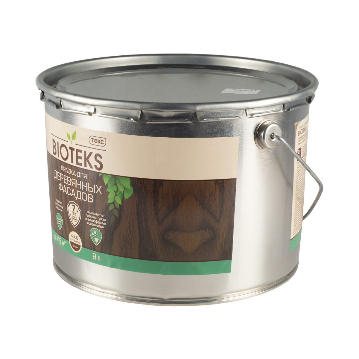 Биотекс краска для деревянных фасадов "профи" п/глянц. база a  9 л (1) текс