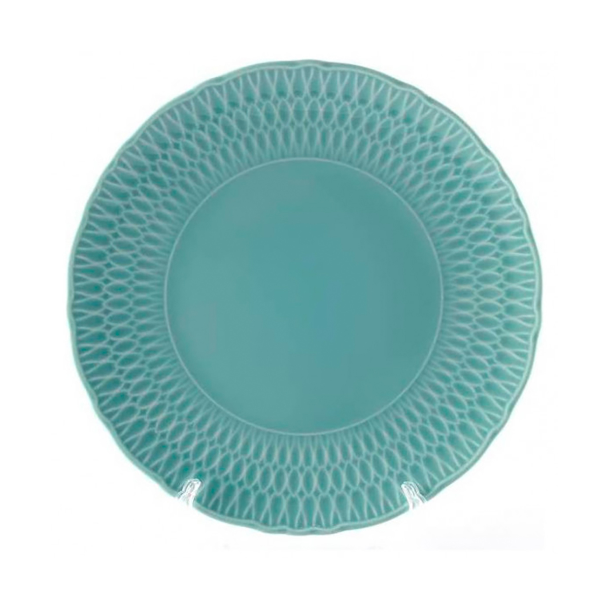 Блюдце "sofia" голубая глазурь 15,7 см (6/36) "cmielow" 0880590 sofia lb05