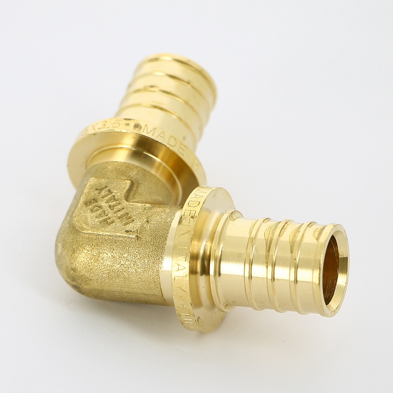 Угольник 90° 25 мм аксиальный для труб PE-X UNI-FITT