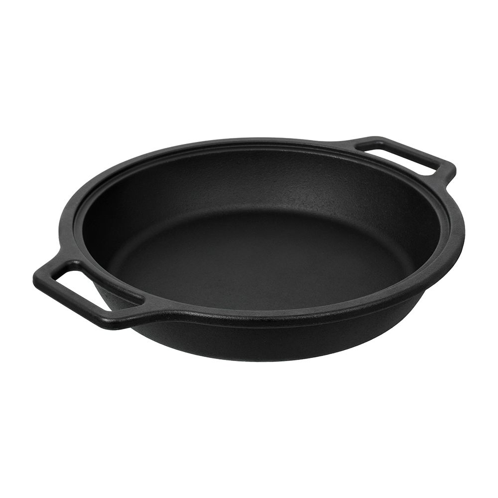 Сковорода чугун. "везувий" 38 см, 6 л с ручками (1) "boyscout" 61550