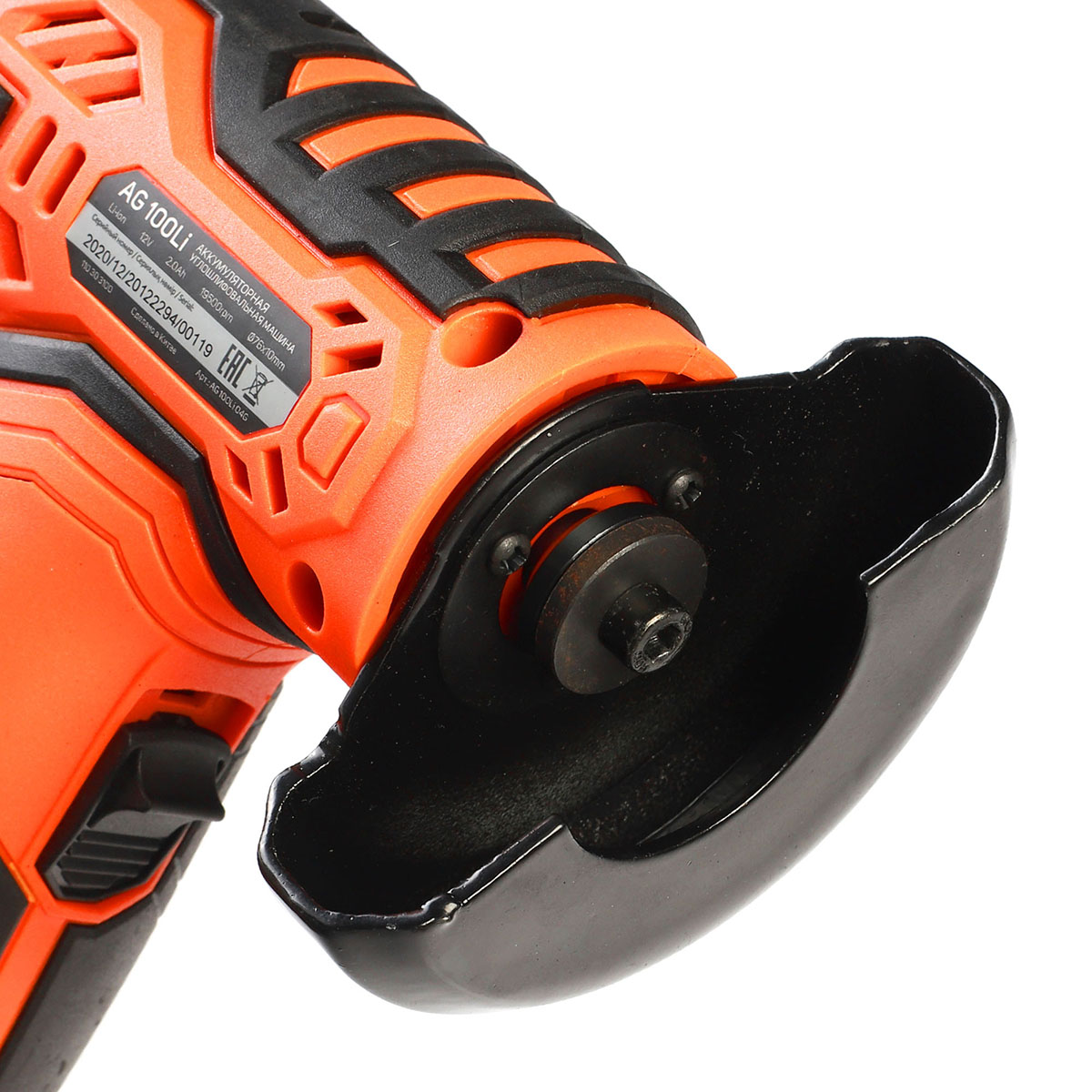 Угловая шлифмашина аккум. ag 100li (без аккум. и заряд. устр-ва) (1/5) "patriot" 110303100