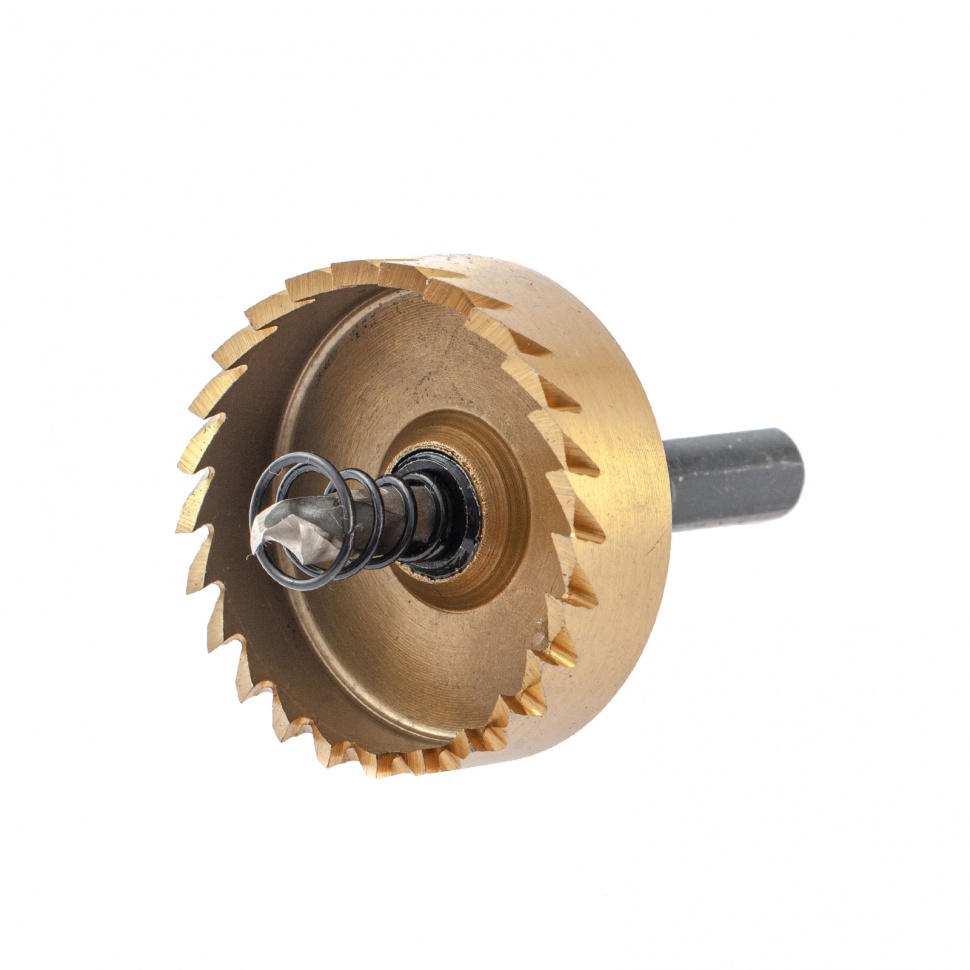 Коронка по металлу HSS, 45 мм, нитридтитановое покрытие Denzel (724115)