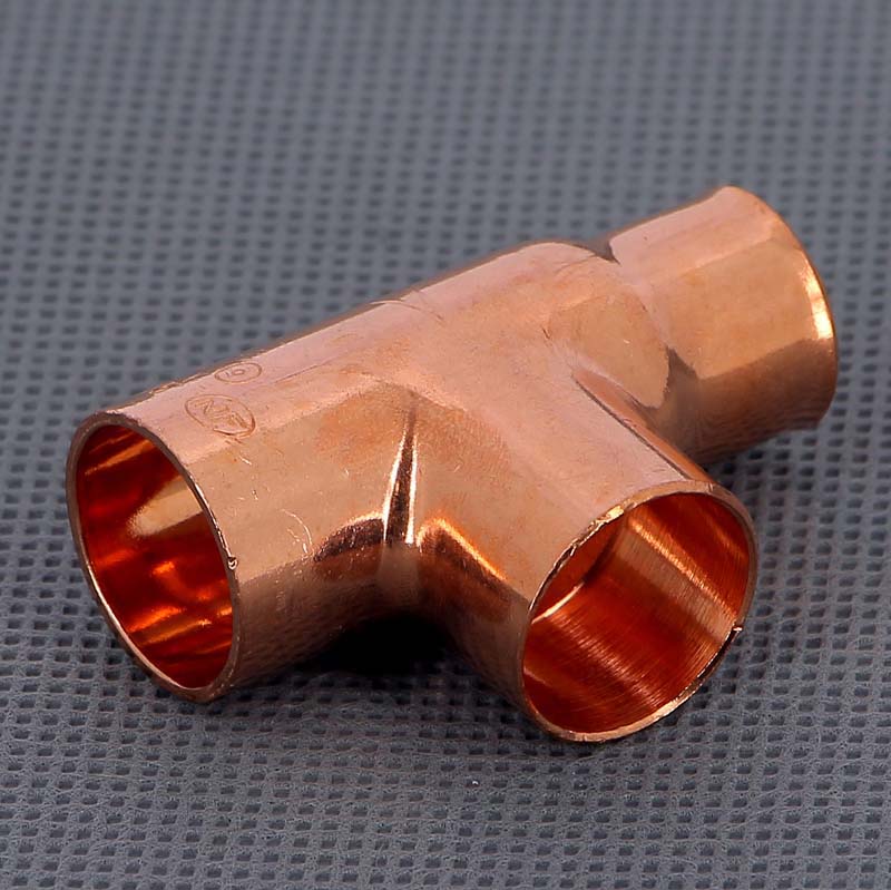Тройник переходной под пайку 18 х 18 х 15 мм VIEGA медный