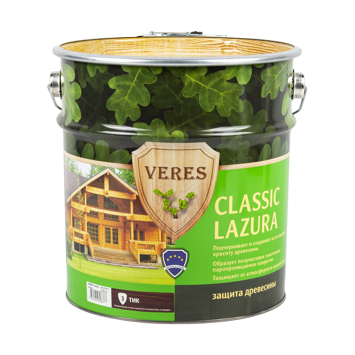 Верес классик лазура № 3 тик  9 л (1) "veres"