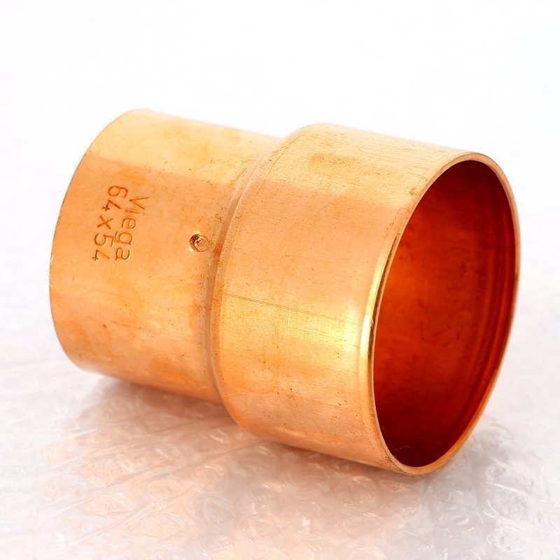 Муфта переходная двухраструбная 76.1 х 54 мм VIEGA пайка медная