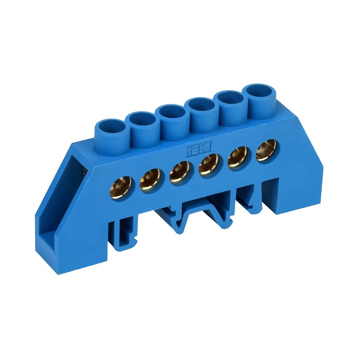 Шина "n" нулевая в комб. изоляторе на din-рейку "стойка" шни-8х12-6-кс-с (20/500) "iek"