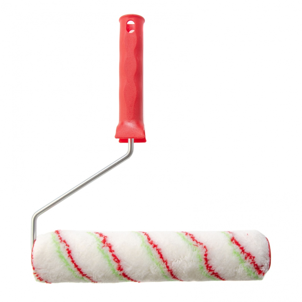 Валик "Эмали" , 250 мм, ворс 12 мм, D - 36 мм, D ручки - 6 мм, полиамид, полиакрил Сибртех (80201)