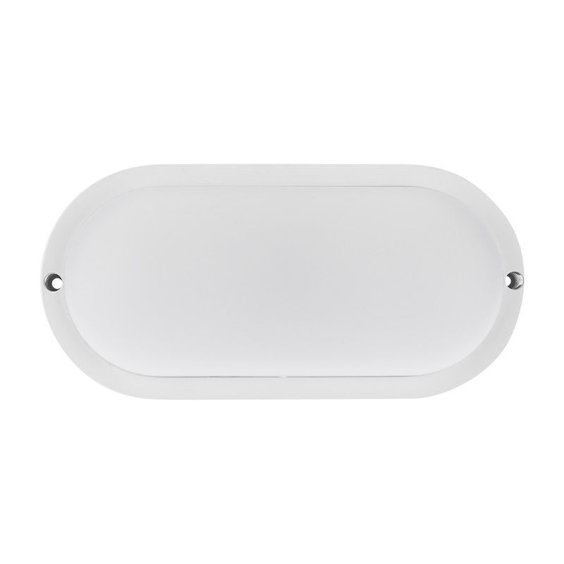 Светильник светодиод. "rexant" жкх-01 овал 196 мм 18 вт 1800 лм 6500 k, датчик движ. (1/100) 607-210