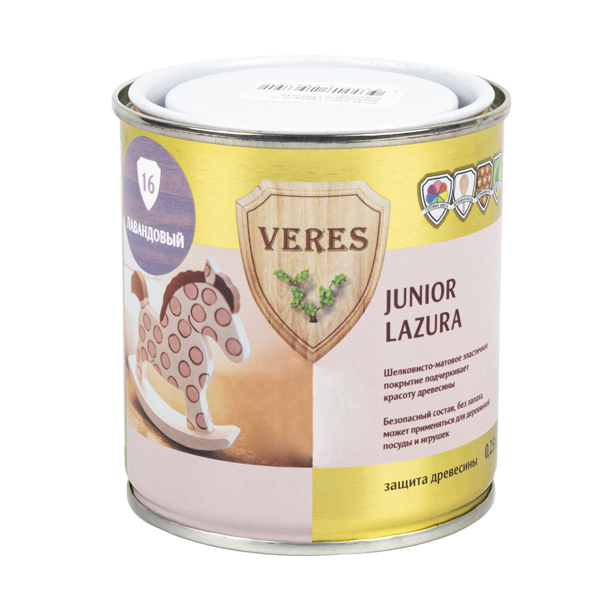 Верес джуниор №16 лавандовый 0,25 л (1/6) "veres"