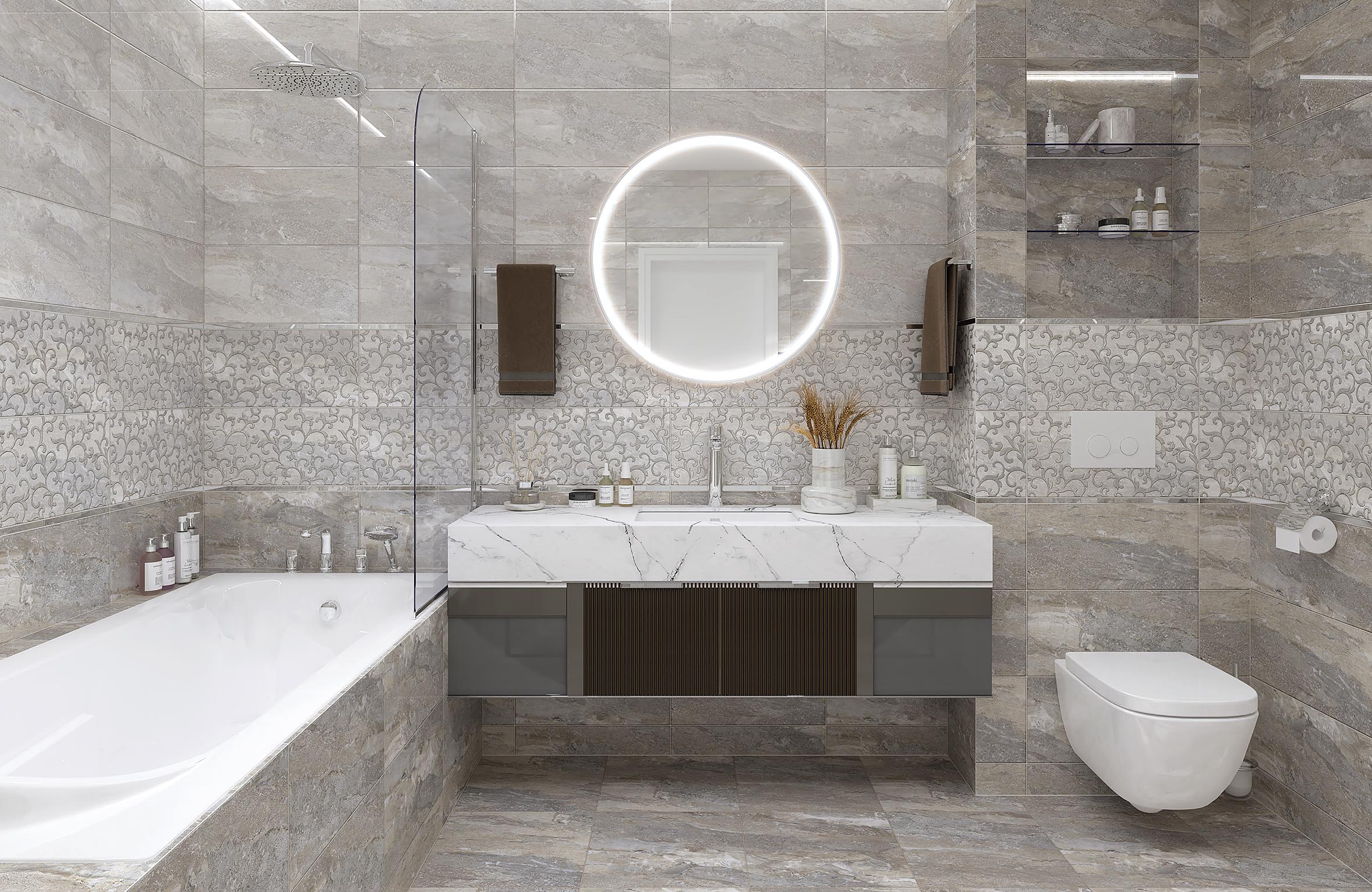 Michel светло-бежевый 25x50