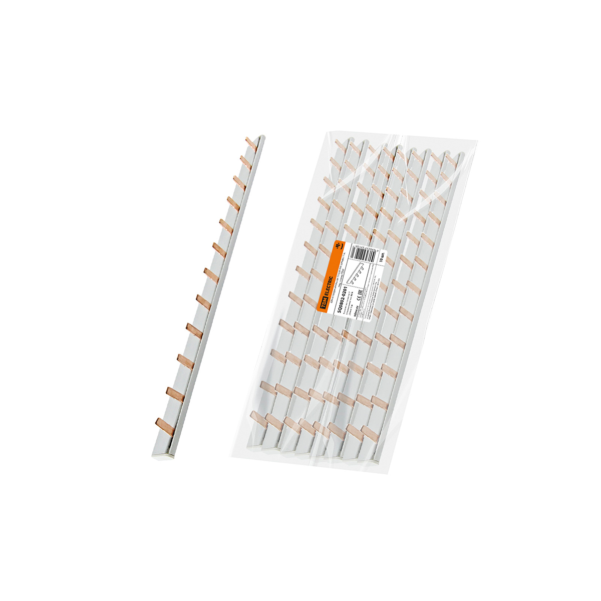 Шина соединительная 1п 63а pin (штырь) 12pin 1 м (10/90) tdm sq0802-0201