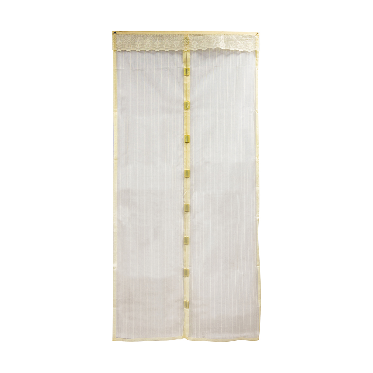 Сетка москитная 2,1*1 м (бежевая, на магнитах) (1/10/20) "рыжий кот" km-e