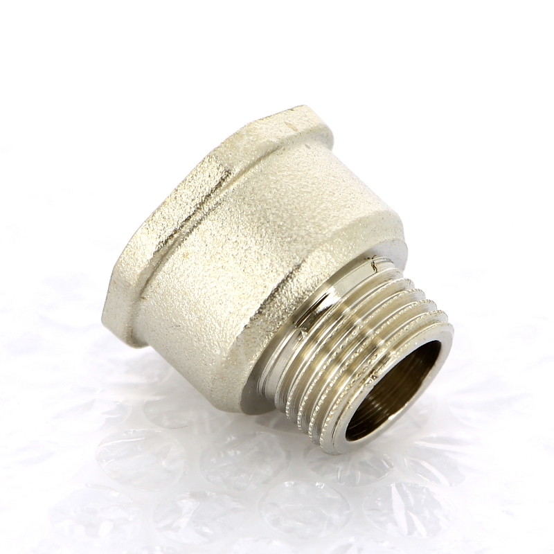 Переходник резьбовой 1/2" x 3/4" ВН никель UNI-FITT