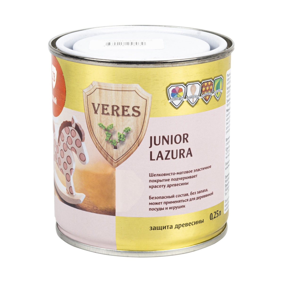 Верес джуниор №23 алый 0,25 л (1/6) "veres"